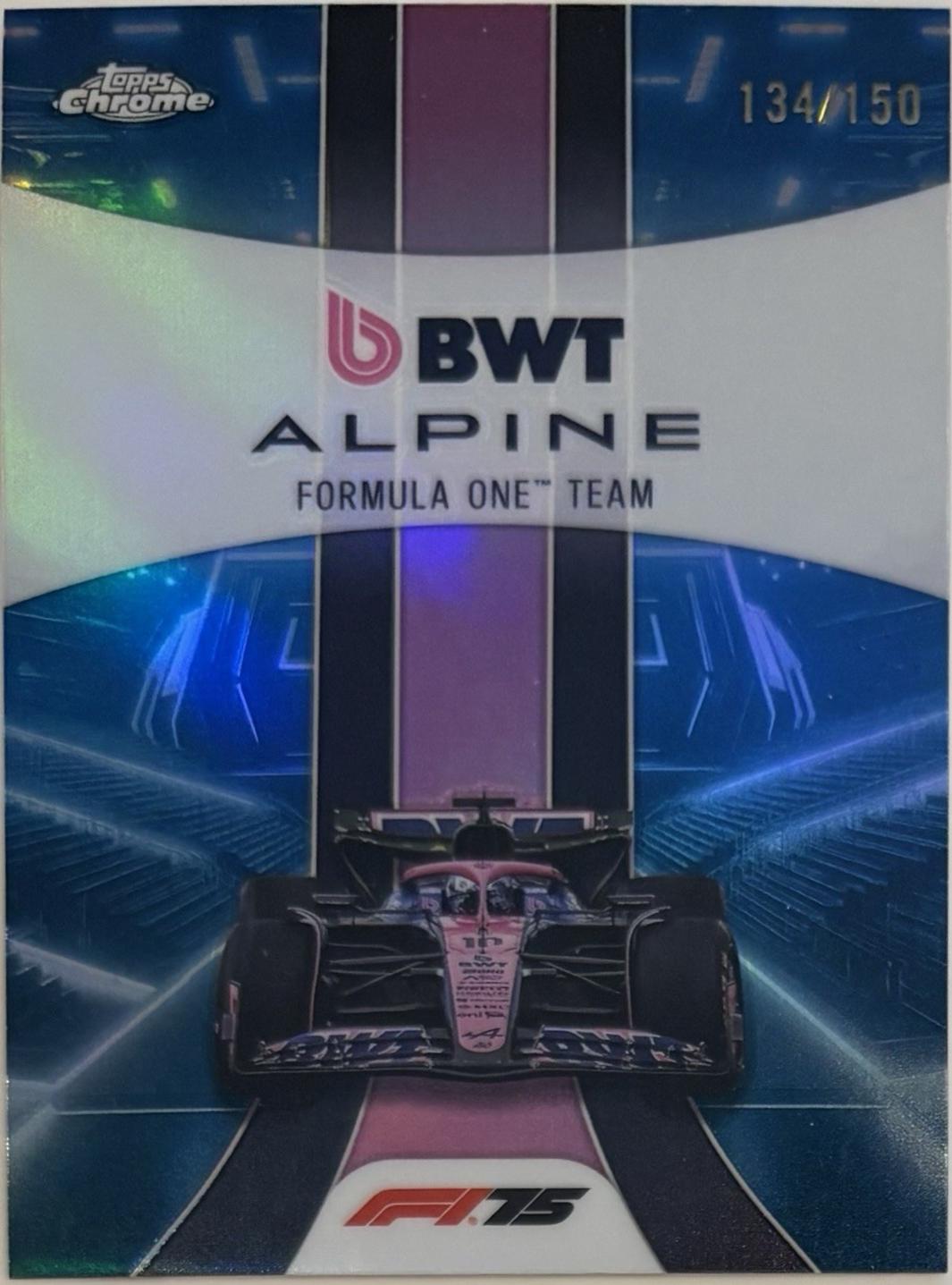 BWT Alpine F1 Team [Blue Refractor] #181