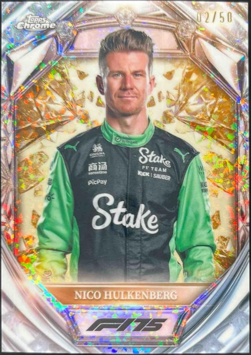 Nico Hulkenberg [Gold Mini-Diamond Refractor] #D75-19