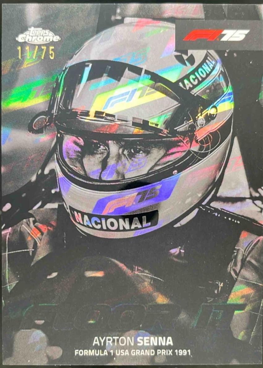 Ayrton Senna [75th Anniversary Refractor] #FI-10