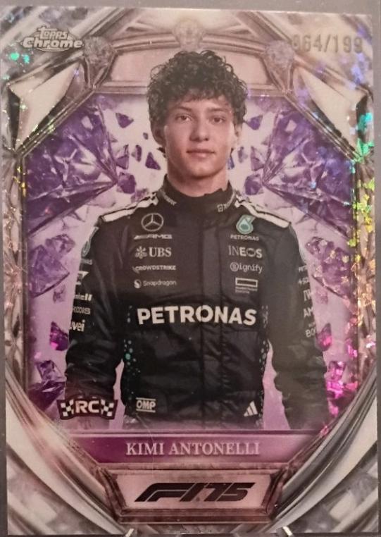 Kimi Antonelli [Purple Mini-Diamond Refractor] #D75-8