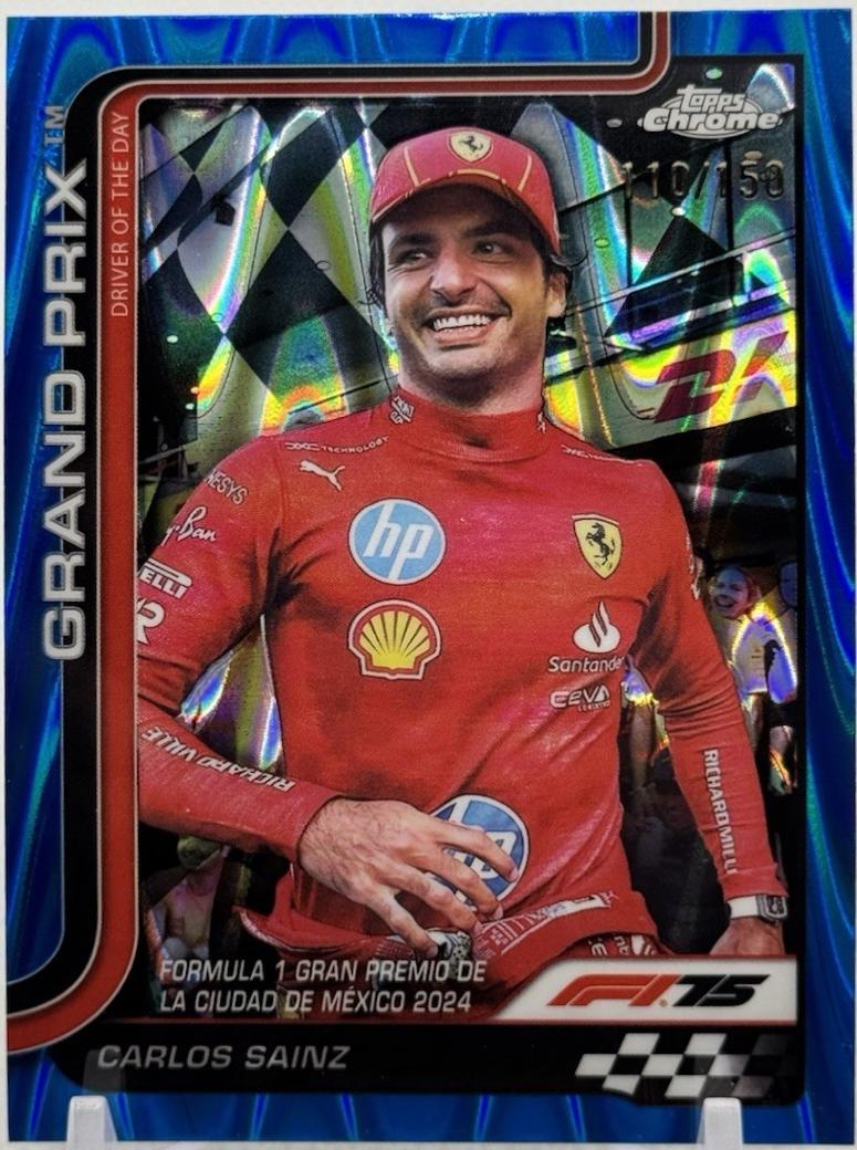 Carlos Sainz [Blue RayWave Refractor] #141