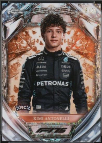 Kimi Antonelli [Orange Mini-Diamond Refractor] #D75-8