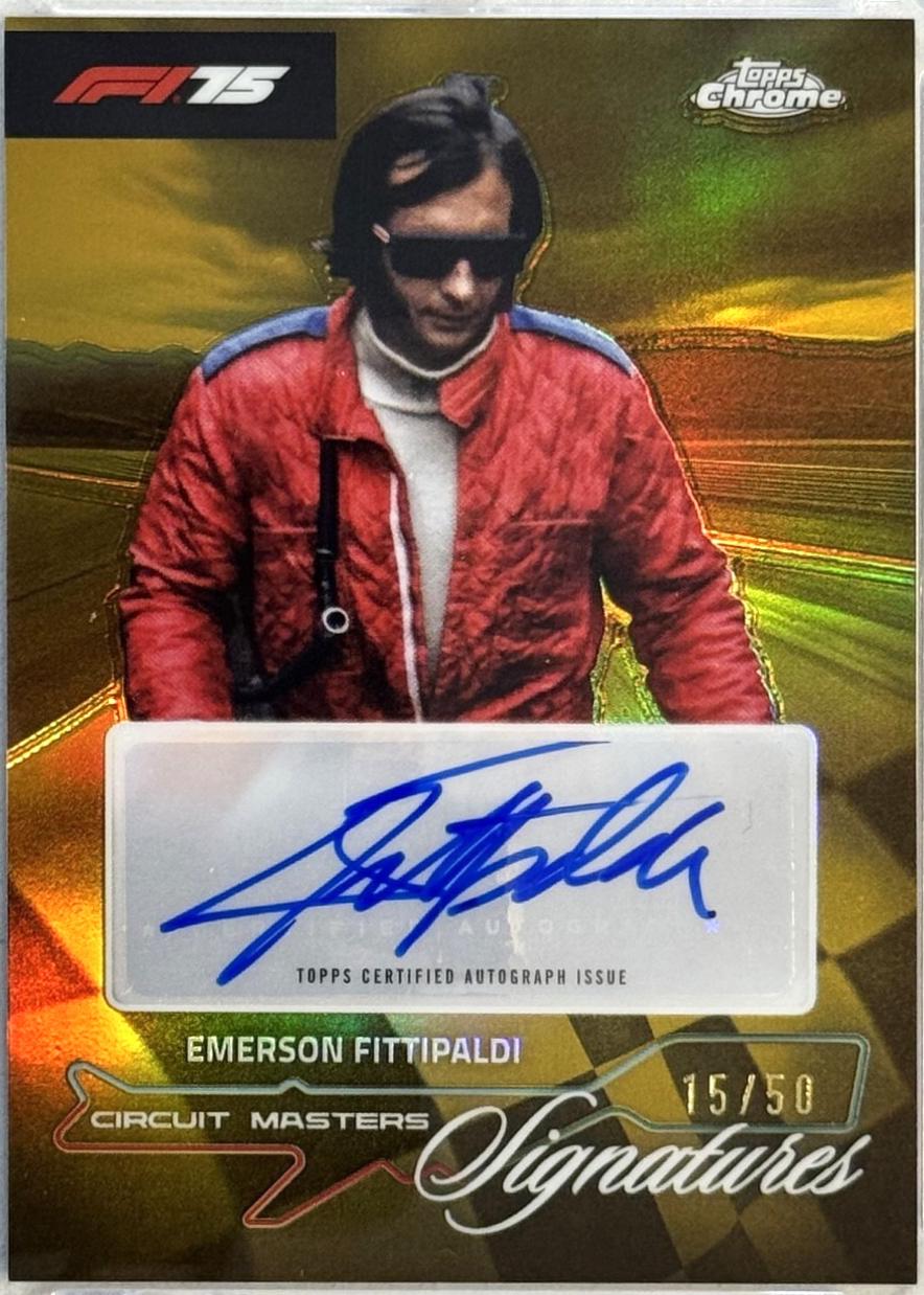 Emerson Fittipaldi [Gold Refractor] #CMS-FIT