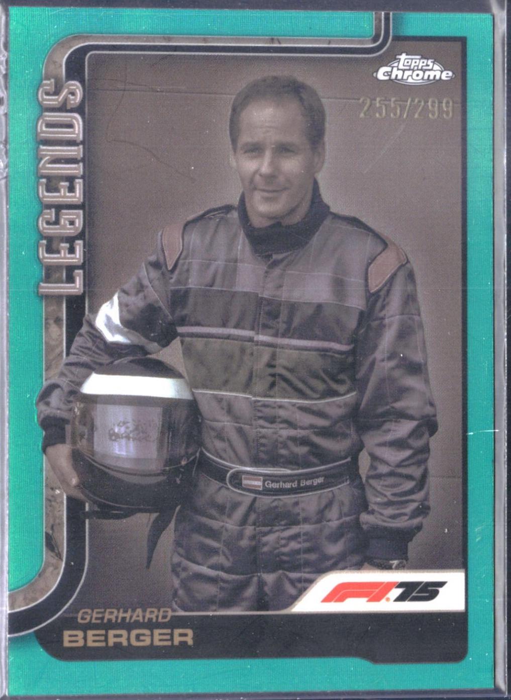 Gerhard Berger [Teal Refractor] #153