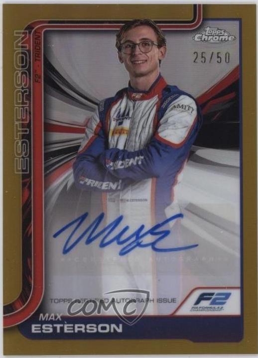 Max Esterson [Gold Refractor] #CAC-EST