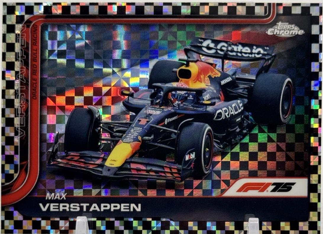 Max Verstappen [Red Checker Flag Refractor] #73