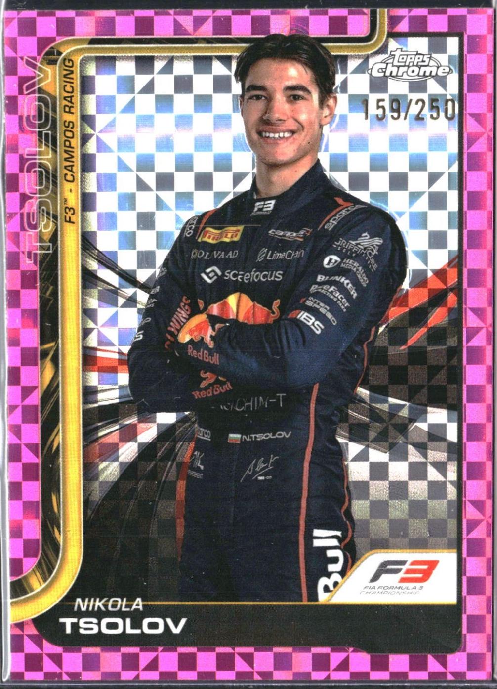 Nikola Tsolov [Pink Checker Flag Refractor] #52