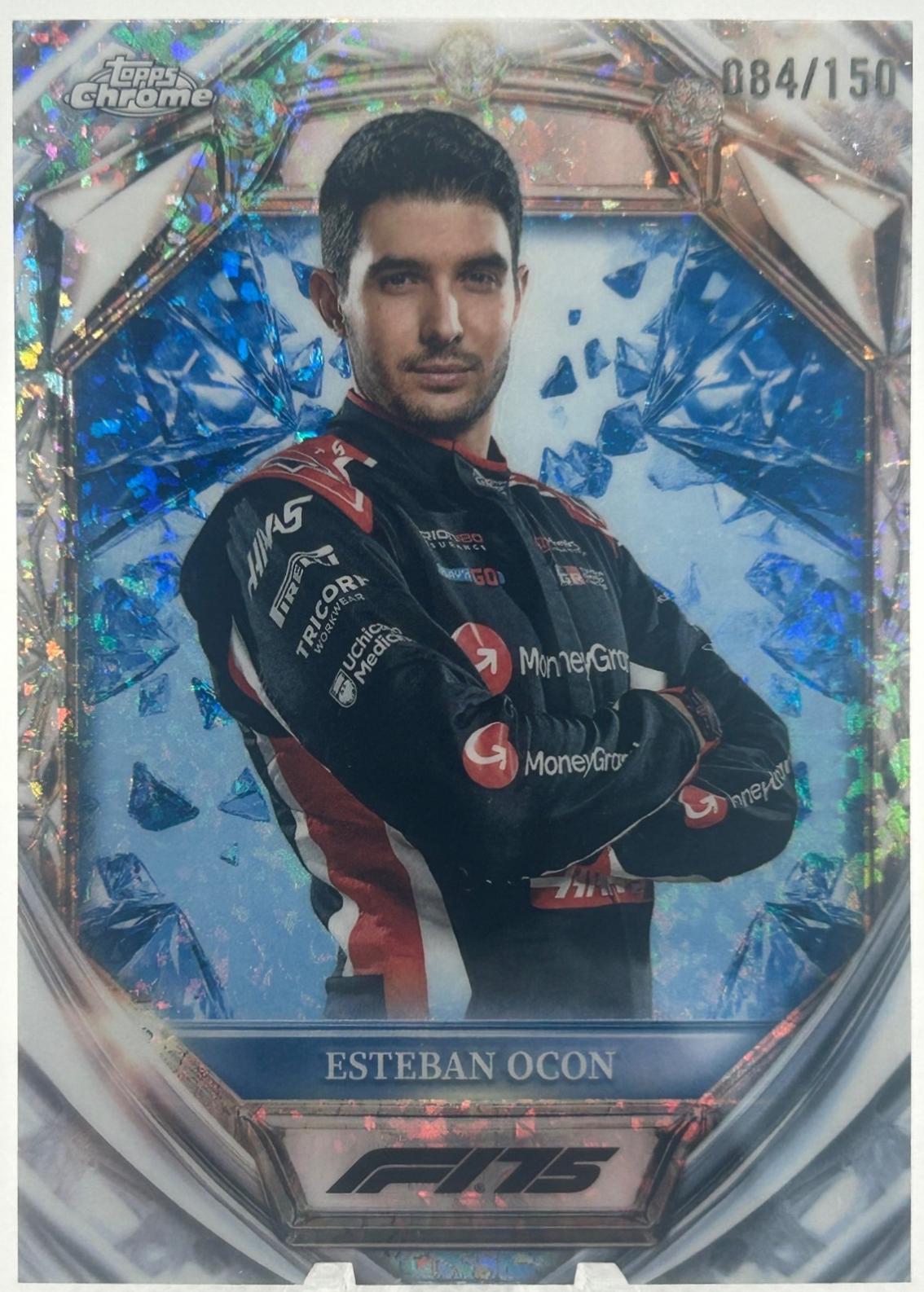 Esteban Ocon [Blue Mini-Diamond Refractor] #D75-13