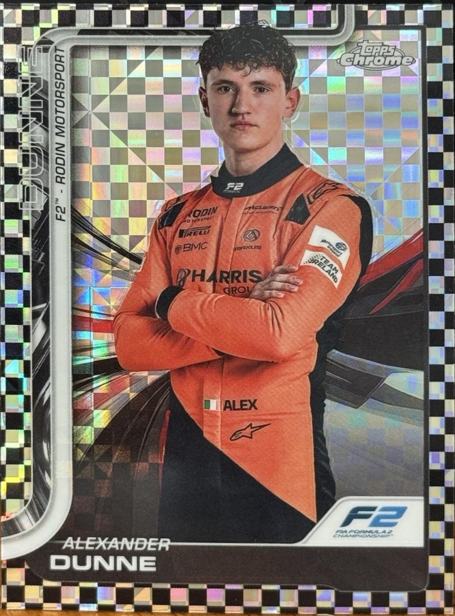 Alexander Dunne [Black Checker Flag Refractor] #35