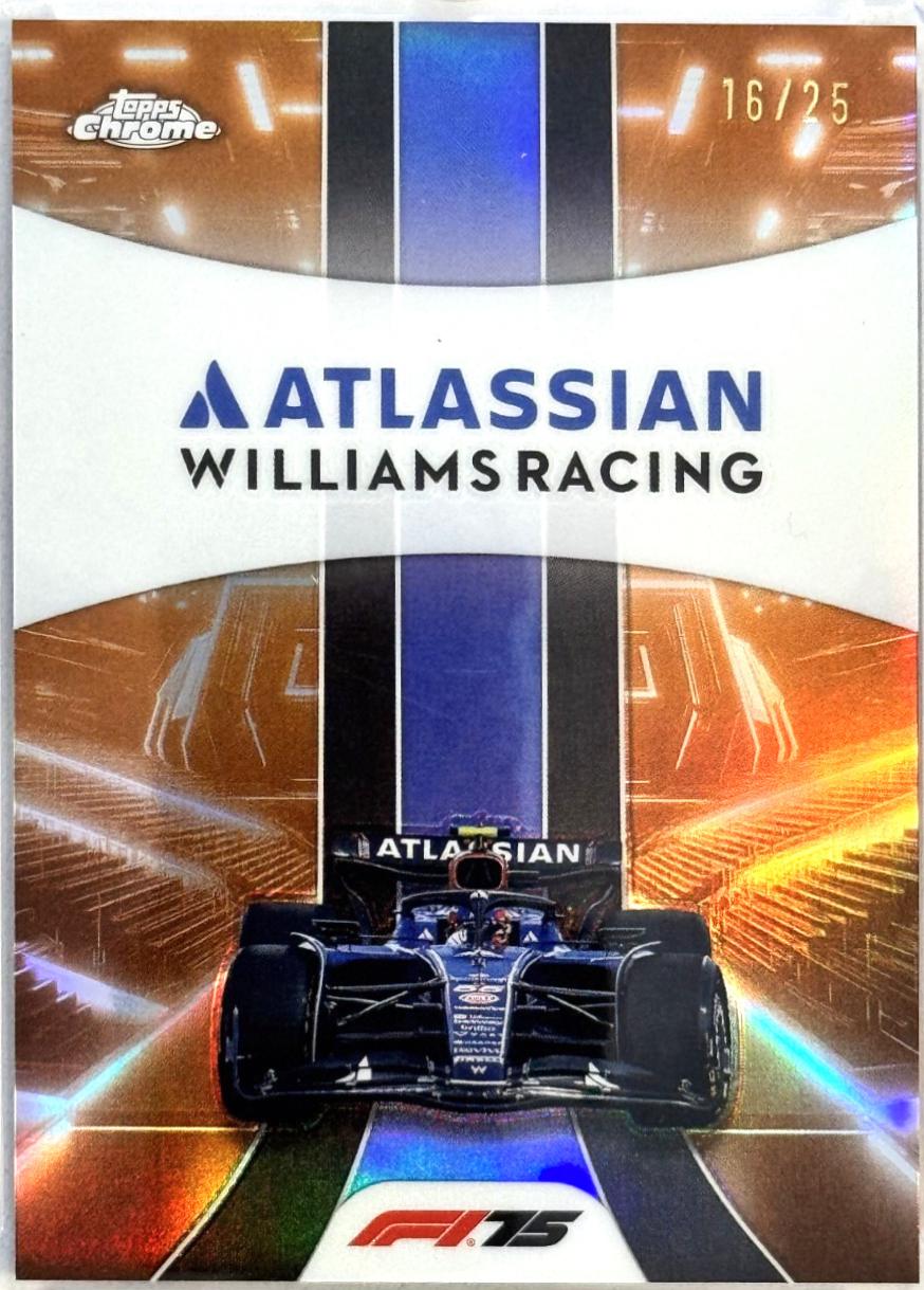 Atlassian Williams Racing [Orange Refractor] #182