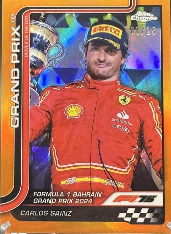 Carlos Sainz [Orange Refractor] #122