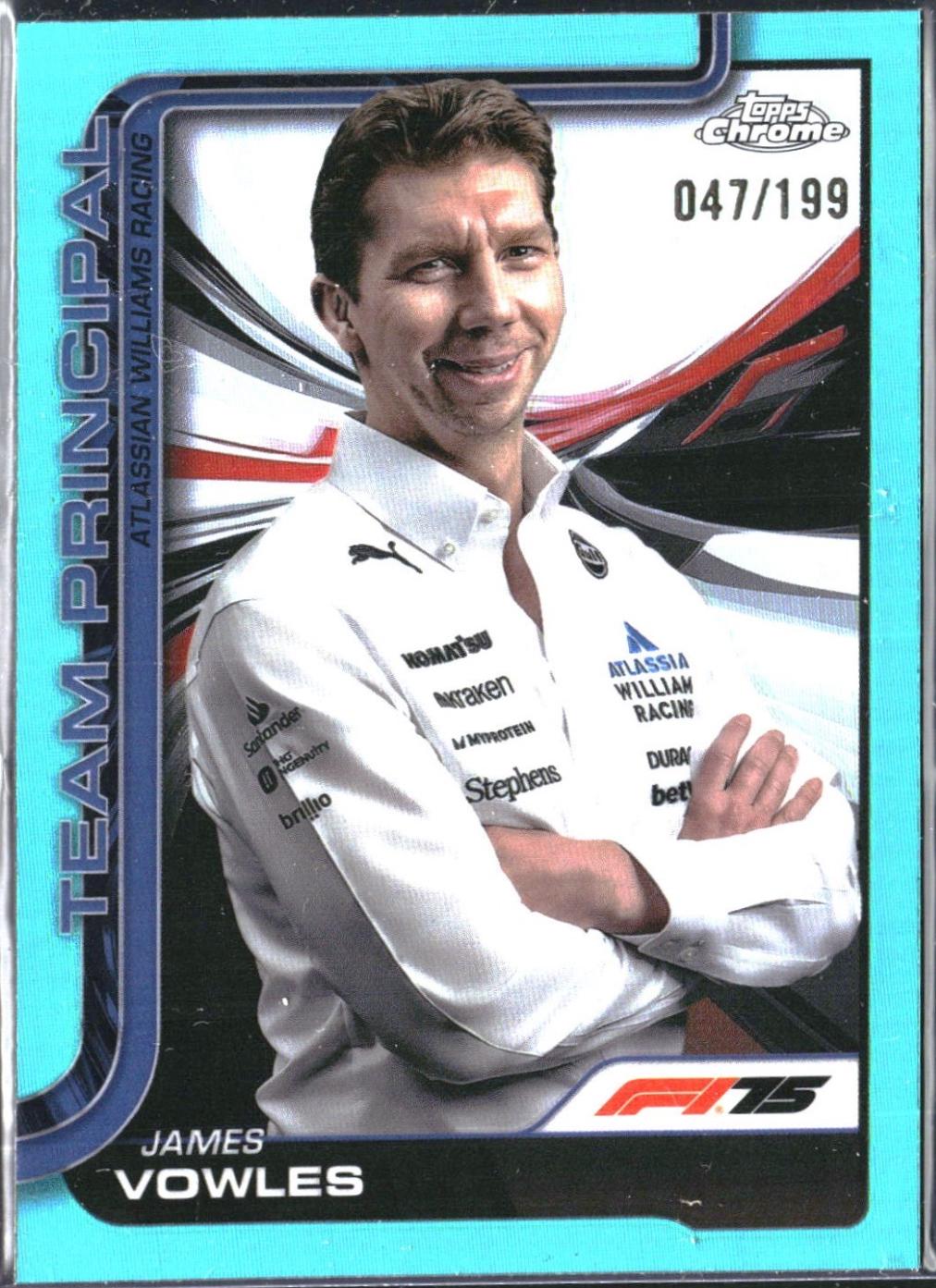 James Vowles [Aqua Refractor] #200