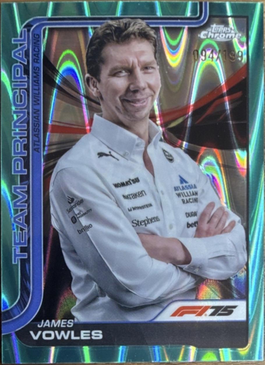 James Vowles [Orange RayWave Refractor] #200