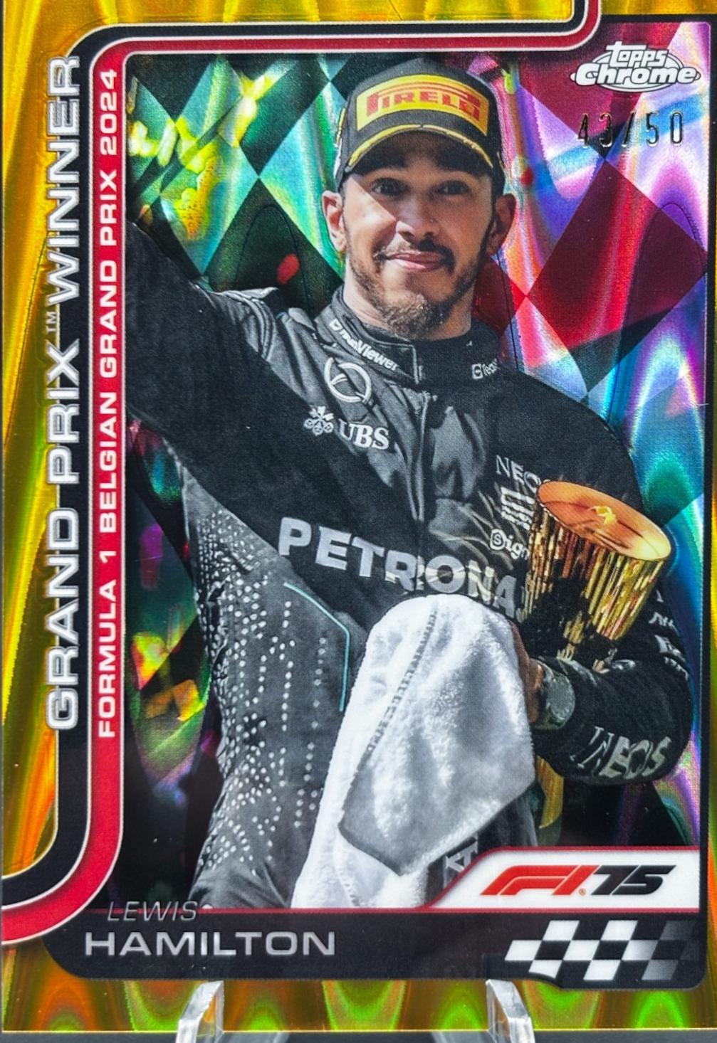 Lewis Hamilton [Gold RayWave Refractor] #106