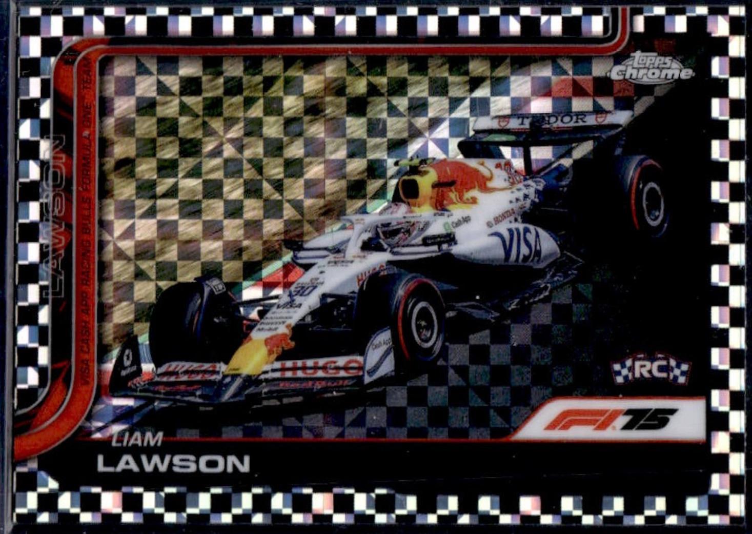 Liam Lawson [Checker Flag Refractor] #83