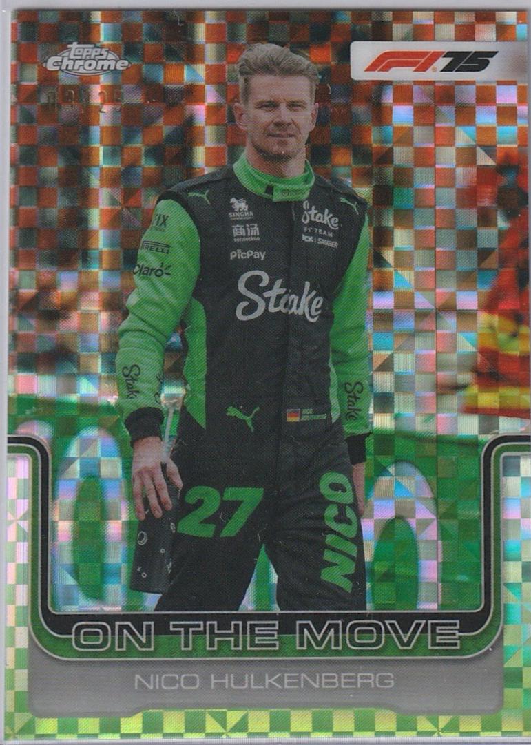 Nico Hulkenberg [Orange Checker Flag Refractor] #188