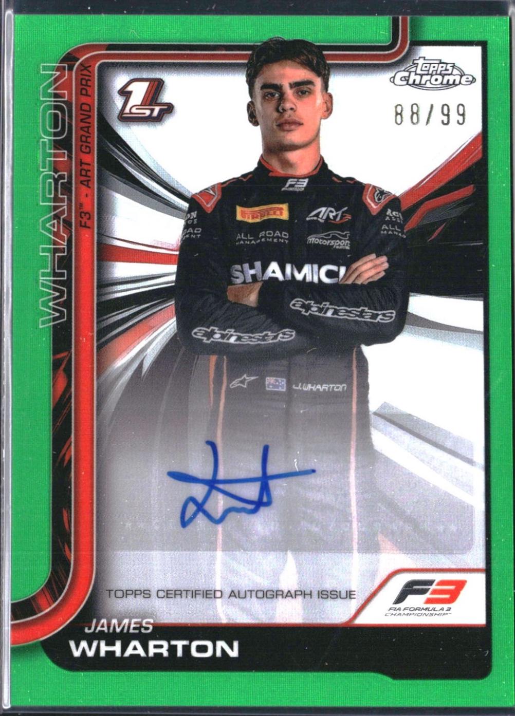 James Wharton [Green Refractor] #CAC-WHA