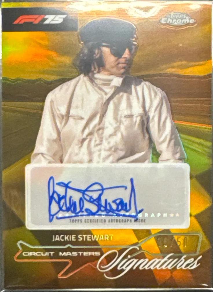 Jackie Stewart [Gold Refractor] #CMS-STE