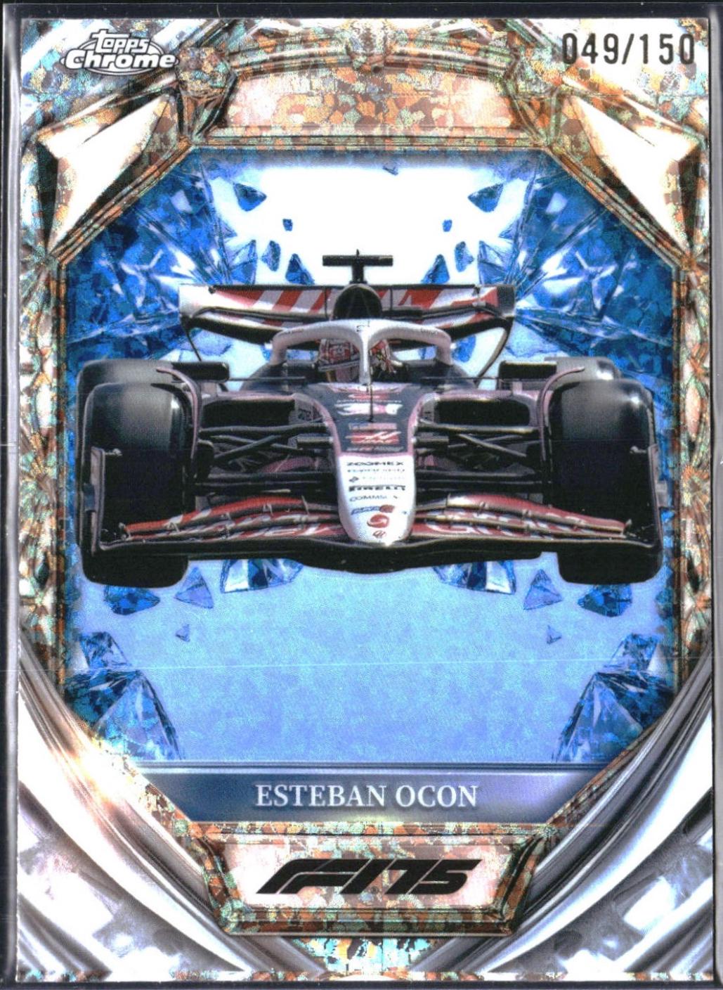 Esteban Ocon [Blue Mini-Diamond Refractor] #D75-33