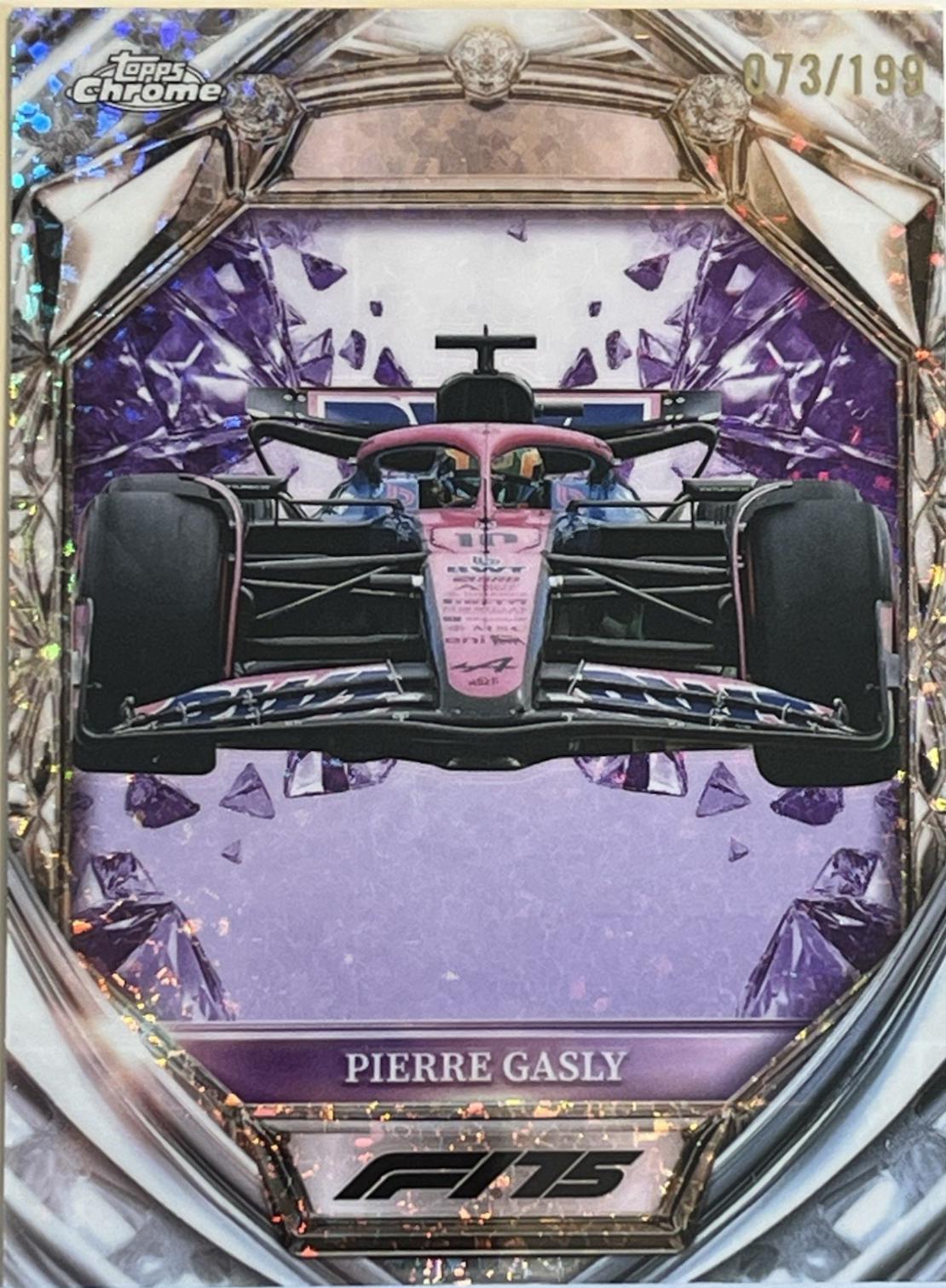 Pierre Gasly [Purple Mini-Diamond Refractor] #D75-36