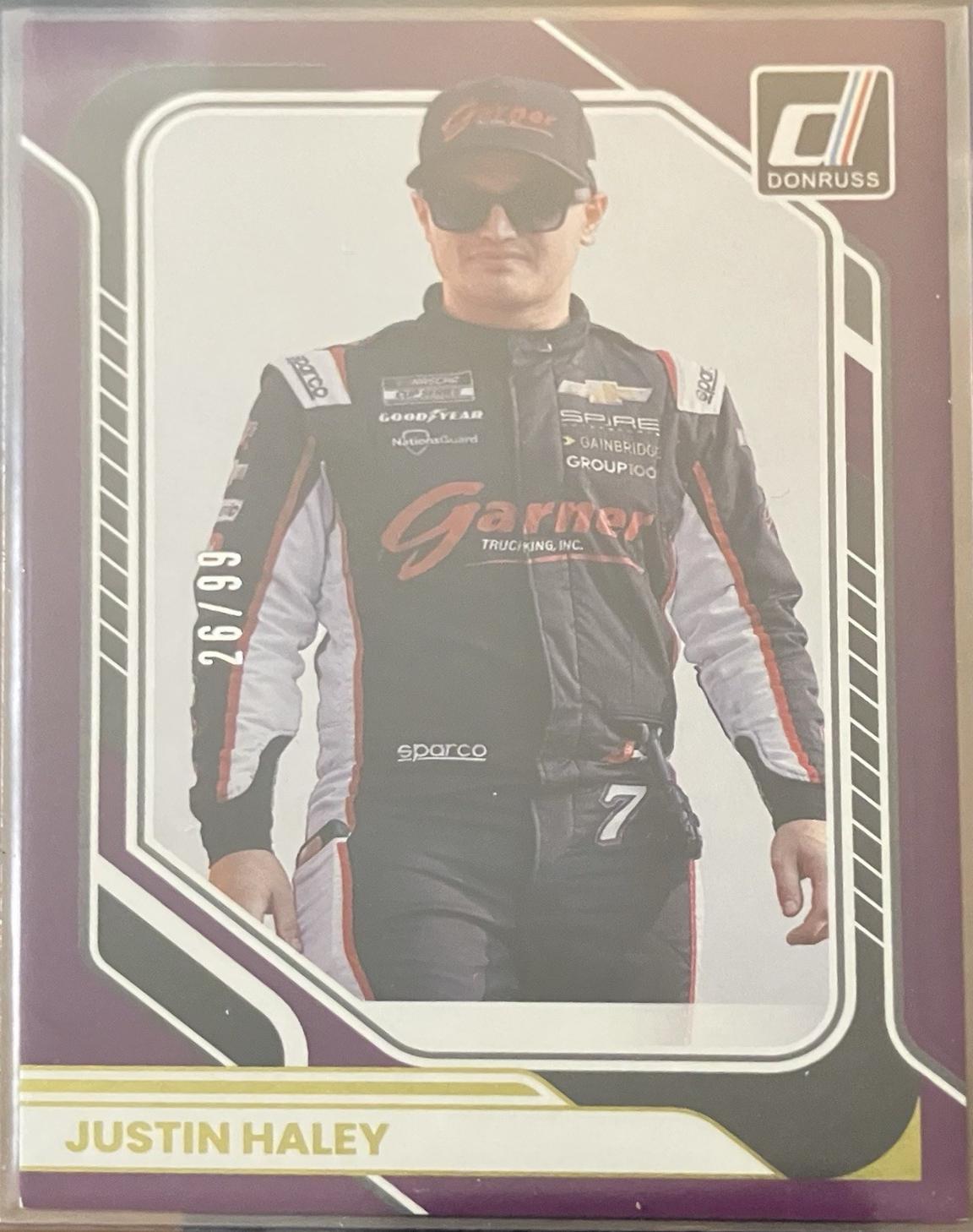 Justin Haley [Purple] #29
