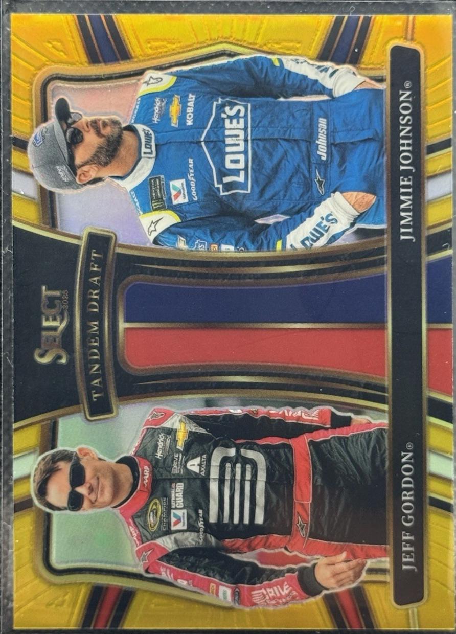 Jeff Gordon / Jimmie Johnson [Gold Prizm] #2