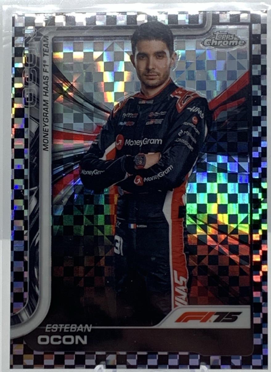 Esteban Ocon [Checker Flag Refractor] #13