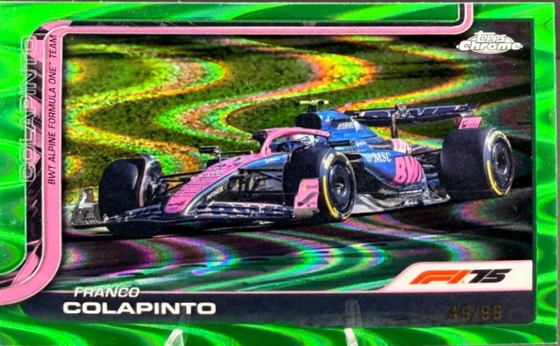 Franco Colapinto [Green RayWave Refractor] #87
