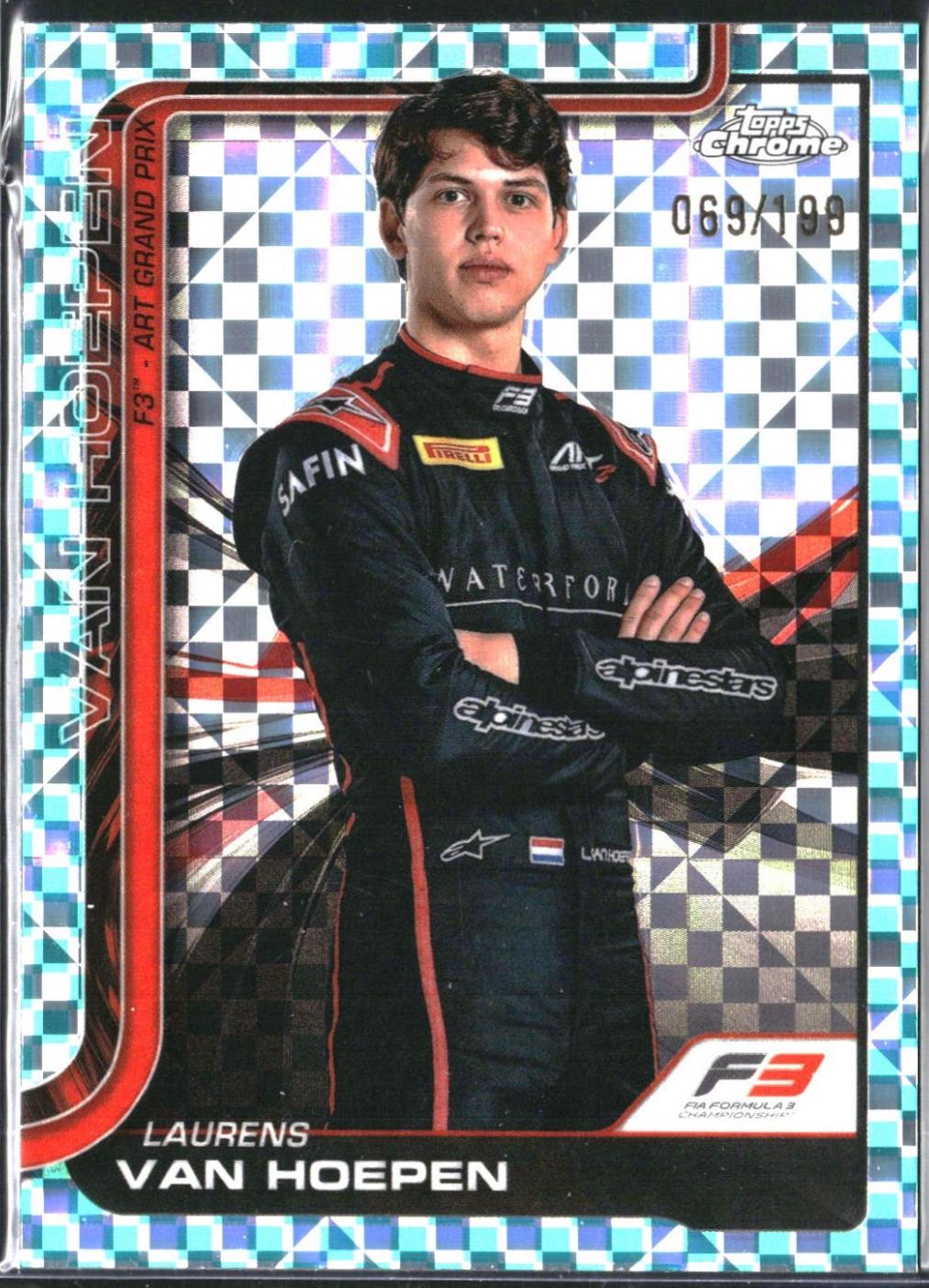 Laurens van Hoepen [Aqua Checker Flag Refractor] #63