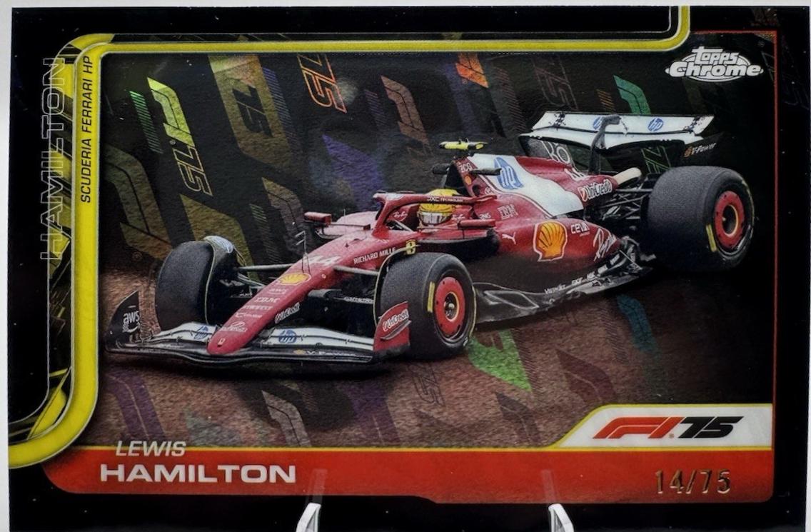 Lewis Hamilton [75th Anniversary Refractor] #76