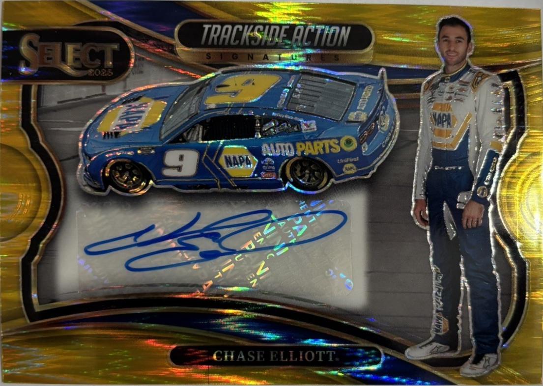 Chase Elliott [Gold Prizm] #1