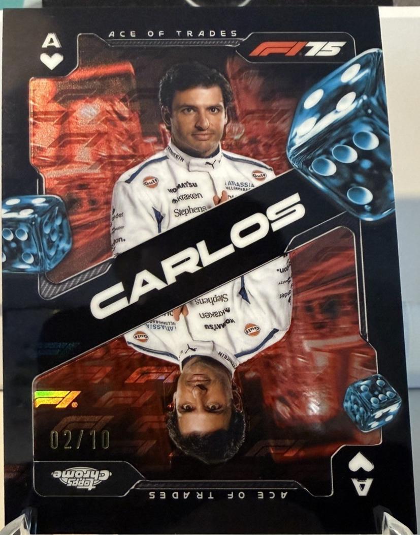 Carlos Sainz [Black Refractor] #SCA-7