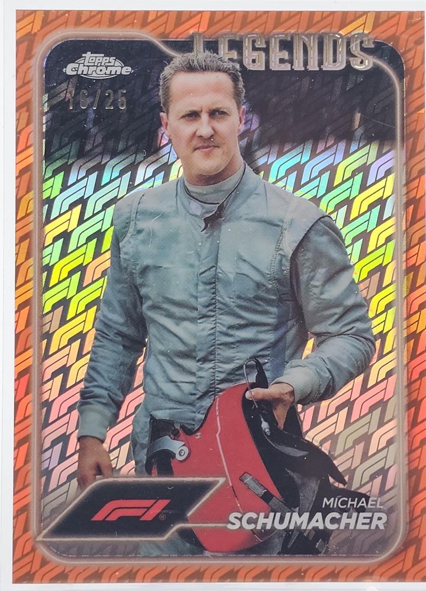 Michael Schumacher [Orange Refractor] #197