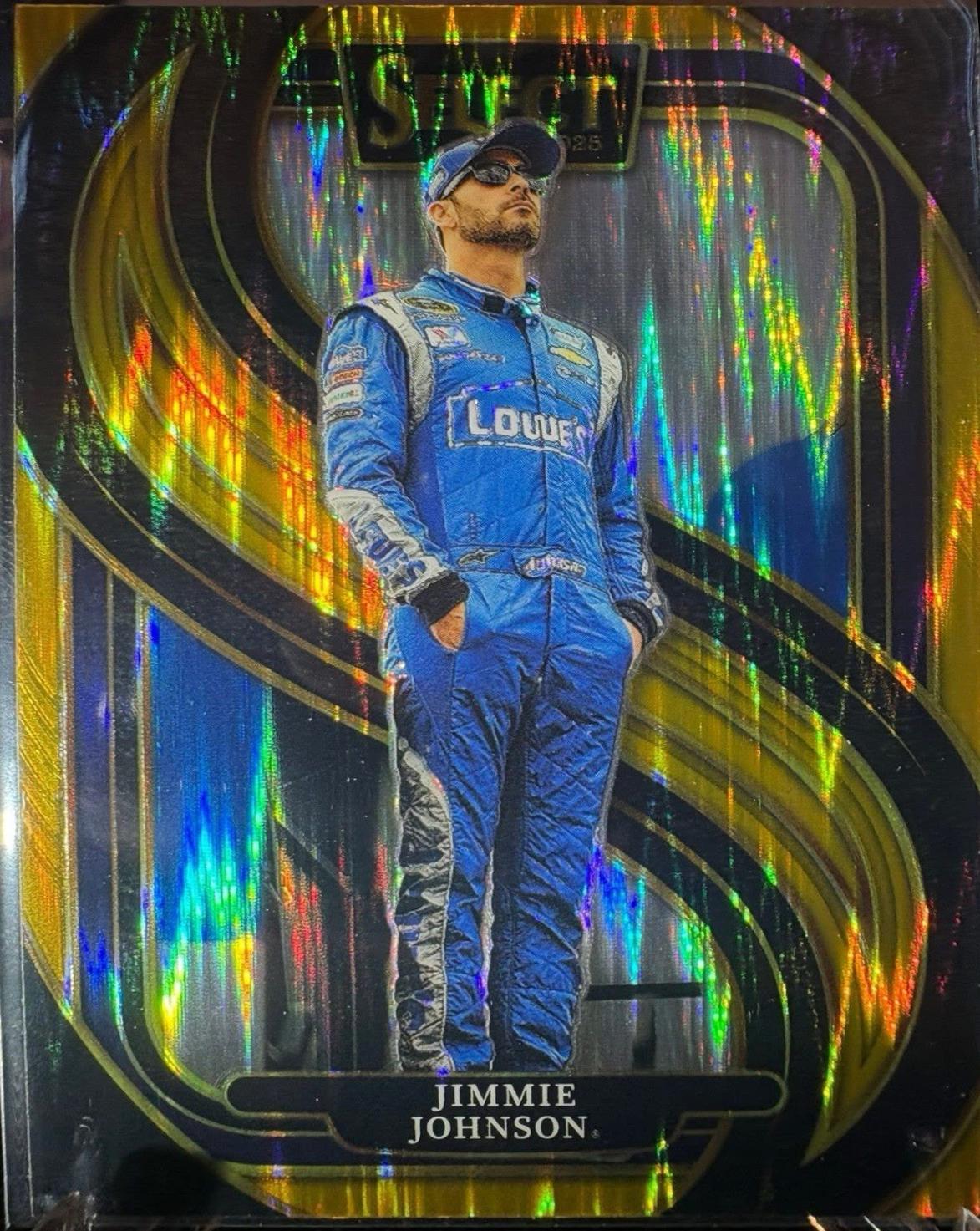 Jimmie Johnson [Gold Flash Prizm] #255