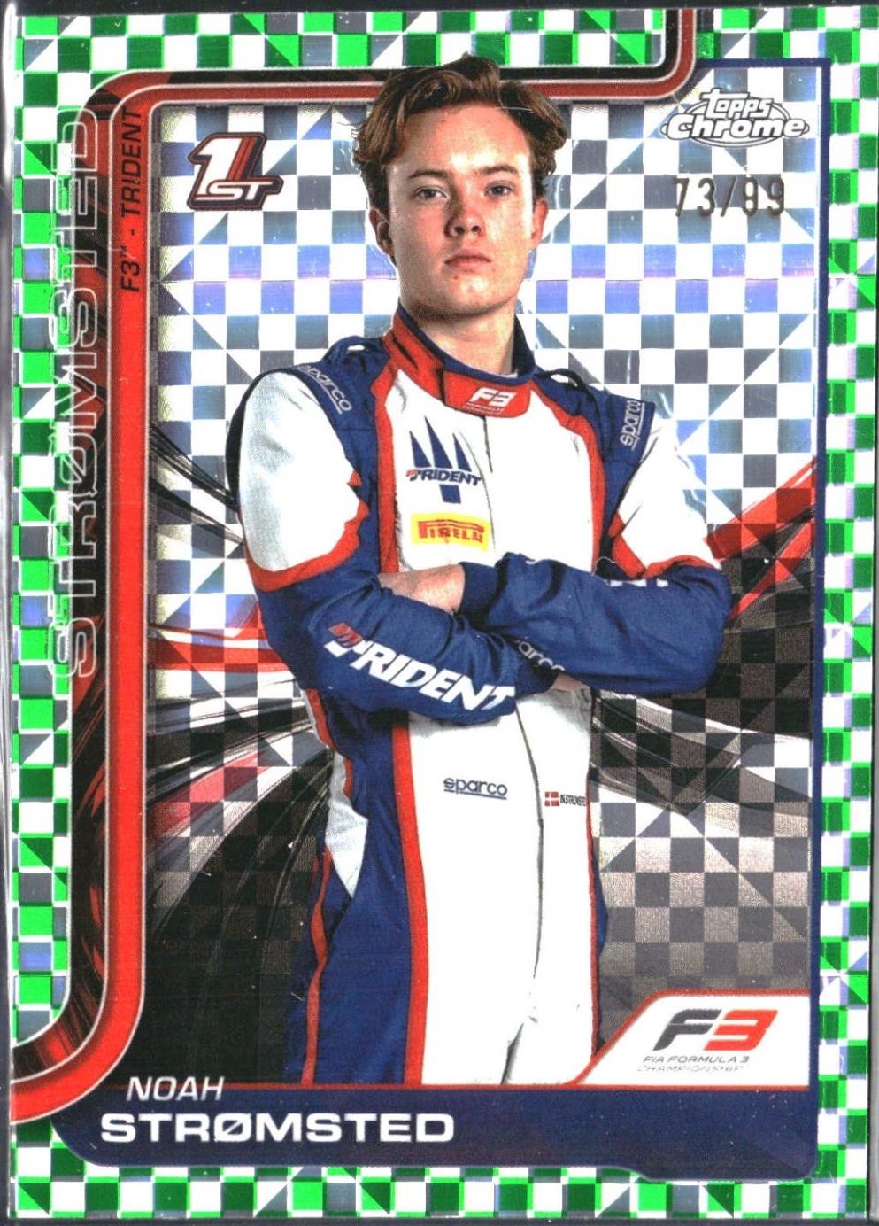 Noah Stromsted [Green Checker Flag Refractor] #46