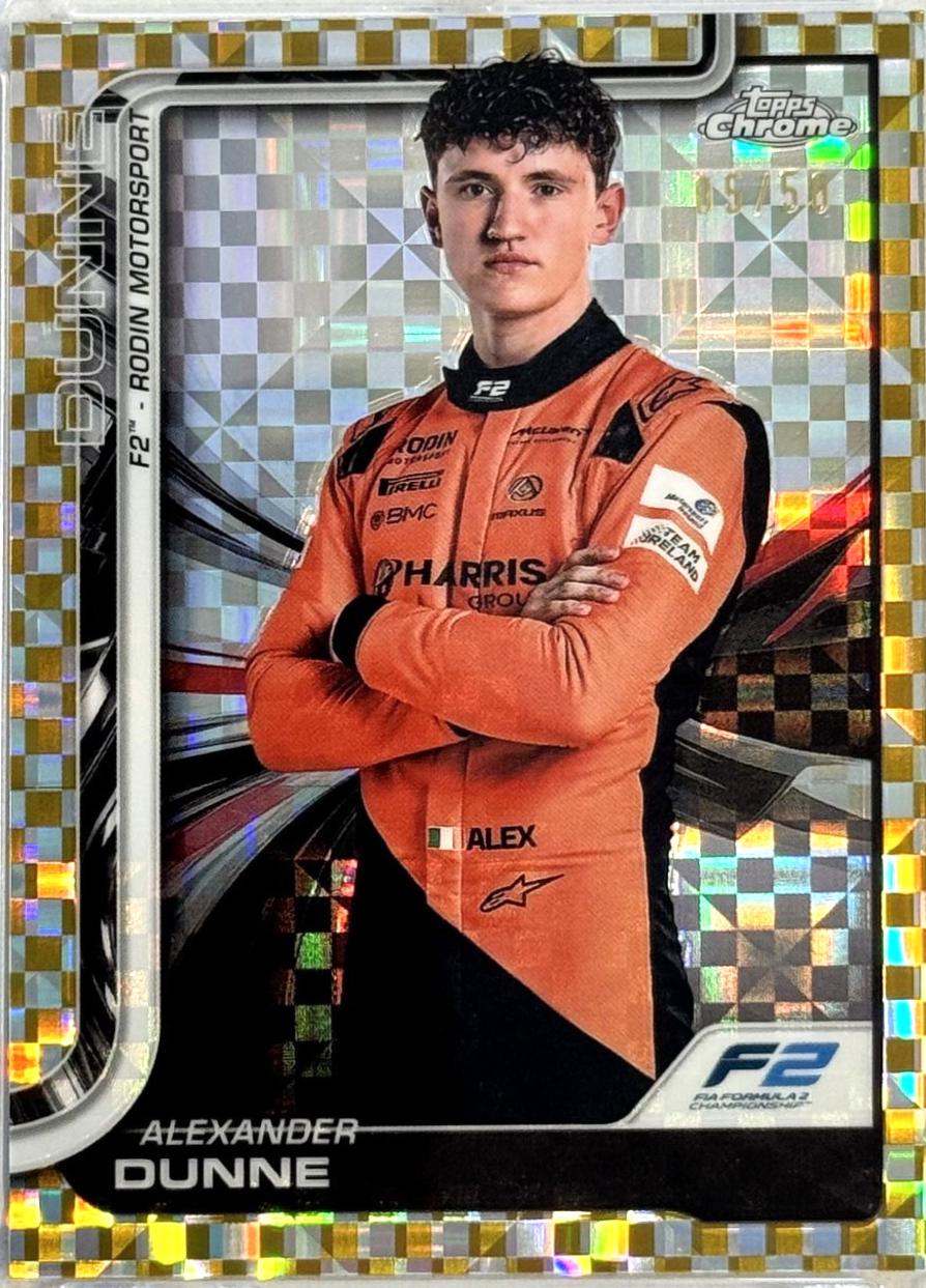Alexander Dunne [Gold Checker Flag Refractor] #35