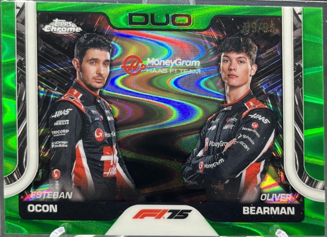 Esteban Ocon / Oliver Bearman [Green RayWave Refractor] #170