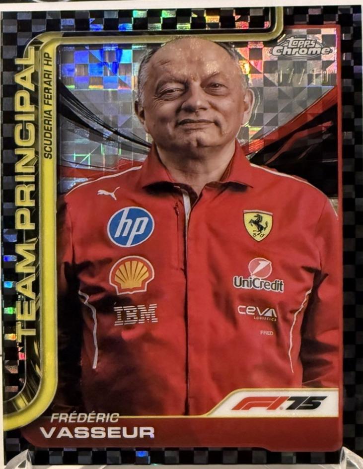 Frederic Vasseur [Black Checker Flag Refractor] #193