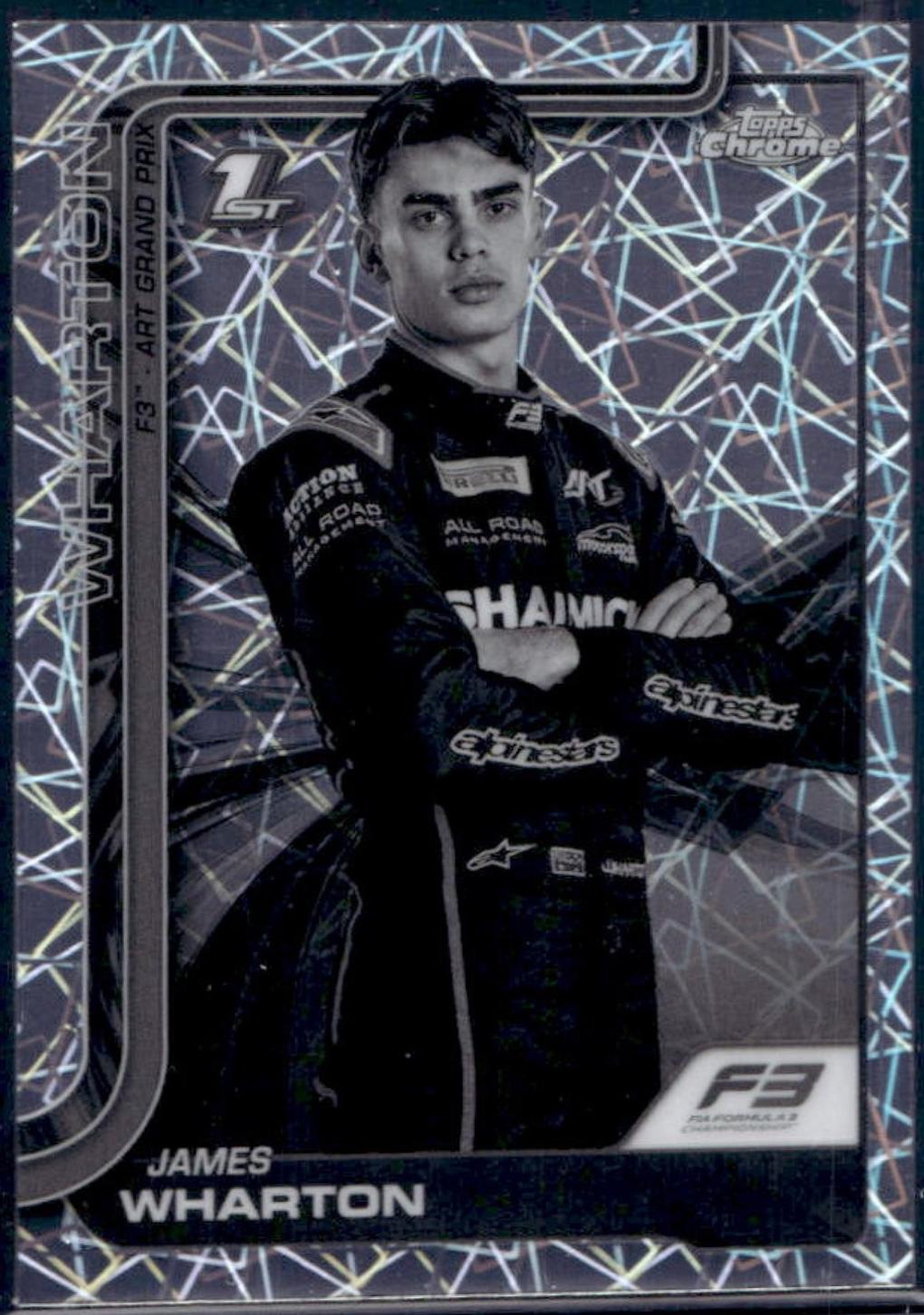 James Wharton [Black White Lazer Refractor] #61