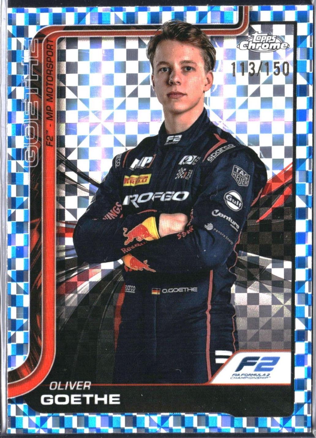 Oliver Goethe [Blue Checker Flag Refractor] #26