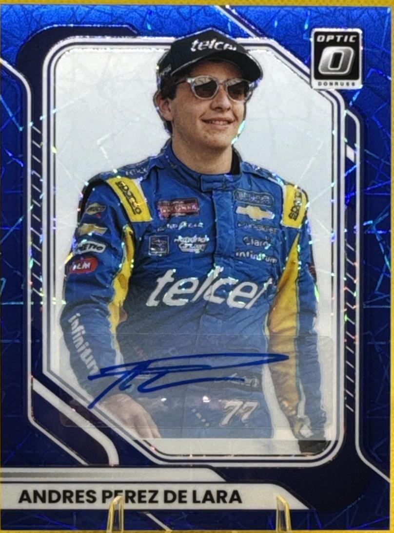 Andres Perez De Lara [Blue Velocity Optic Signature] #50