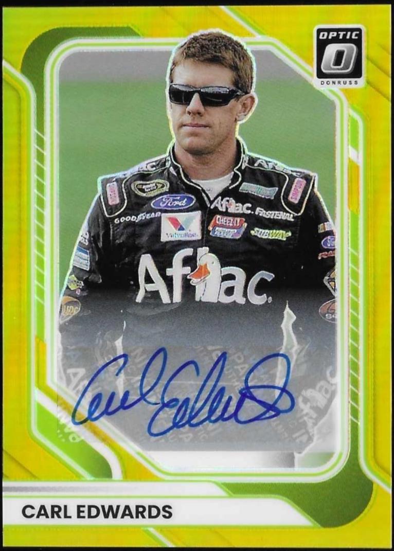 Carl Edwards [Gold Optic Signature] #11