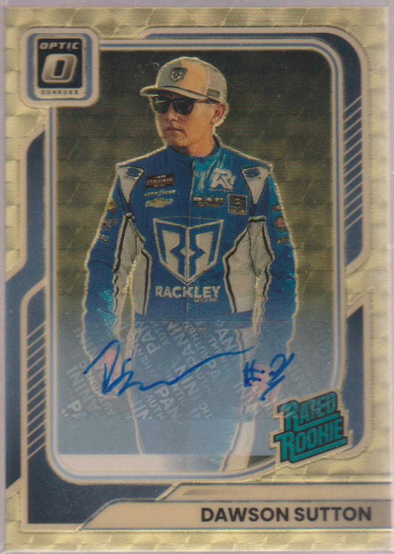 Dawson Sutton [Gold Vinyl Optic Signature] #100
