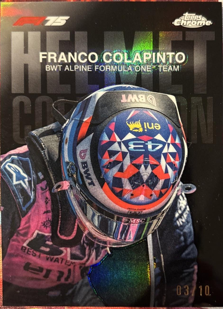 Franco Colapinto [Black Refractor] #HC-9