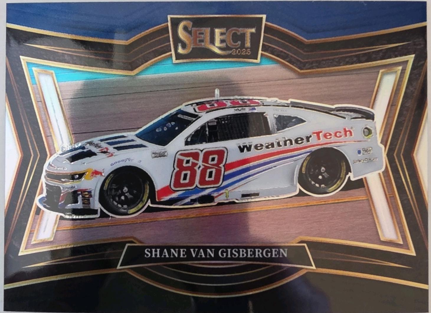 Shane Van Gisbergen [Black Blue Prizm] #156