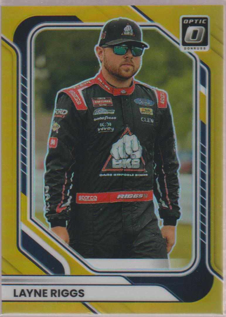 Layne Riggs [Gold Optic] #35