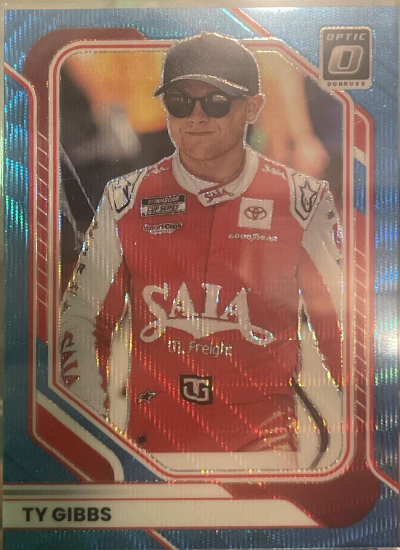 Ty Gibbs [Carolina Blue Wave Optic] #7