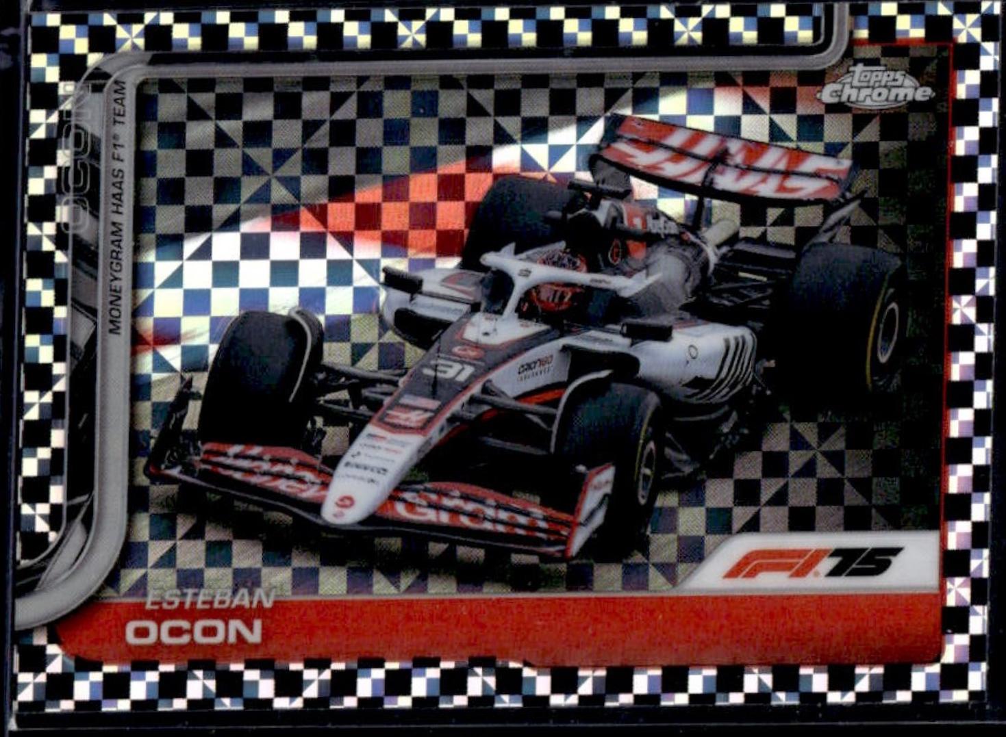 Esteban Ocon [Checker Flag Refractor] #85