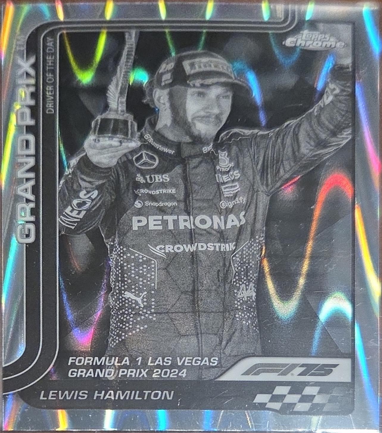 Lewis Hamilton [Black RayWave Refractor] #143