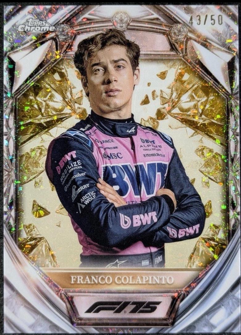 Franco Colapinto [Gold Mini-Diamond Refractor] #D75-15